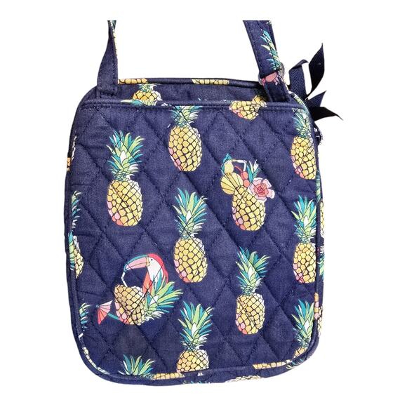 Vera Bradley Mini Hipster Crossbody in Toucan Party Bird Pineapple Paradise - Picture 7 of 8